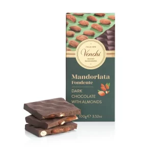 Venchi ,,Dark Chocolate Bar with Toasted  Almonds
