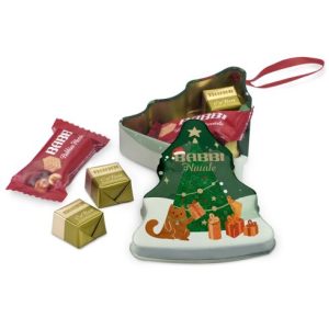 Babbini E Cubon Albero 5Pz Christmas Edition Assorted Wafer Biscuits and Pralines