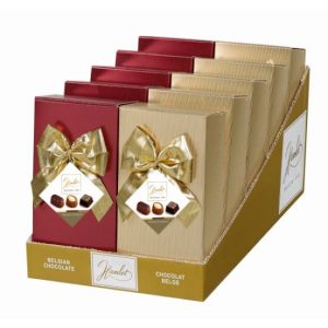 Ballotin Chocolates Excellente Gold&Red with Bow