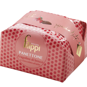 Panettone with Wild Strawberries &Milk Chocolate