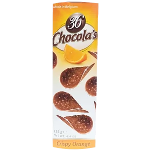 Box 36 Chocola 's Orange Chocolate Curls