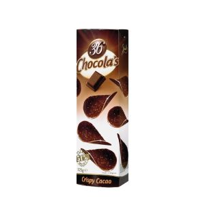 Box 36 Chocola's Dark Fine Dark Chocolate Curls