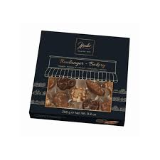Box Bakery Chocolates with Hazelinut Filling Window