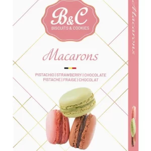 Box Macarons 72G Straweberry/ Pistachio/Chocolate
