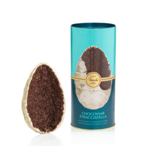 Venchi. Stracciatella Chocoviar Egg In Metal Tin 390G