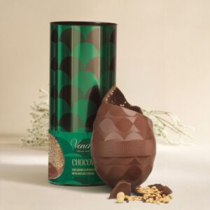 Venchi.Gianduia Chocoviar Egg In Metal Tin 330 G